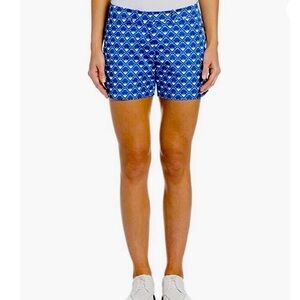 ⛳️ PGA Tour Women's Geo-Print Golf Shorts, Princess Blue, women's sportswear NWT